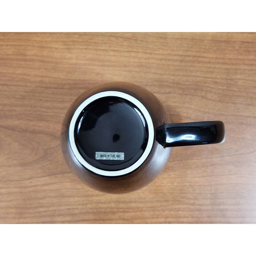 Virginia Commonwealth University Rams Black Ceramic Coffee Mug ~ Never Used